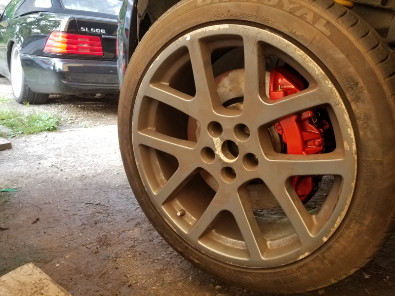 These make the brakes look really small. It’s weird.